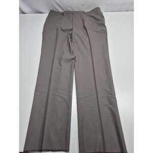 VTG Asher Essentials Dress Pants Mens 44x36 Gray Wool Flat Front Unhemmed NWT